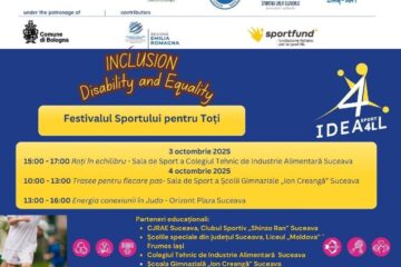 Festivalul „IDEAL Sport4All”, două zile de sport, incluziune și activități recreative adaptate pentru copii și tineri cu dizabilități