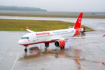 AnimaWings a început operarea de zboruri din Suceava spre București. Gheorghe Șoldan: ”Lucrăm pe mai multe planuri pentru dezvoltarea aeroportului”
