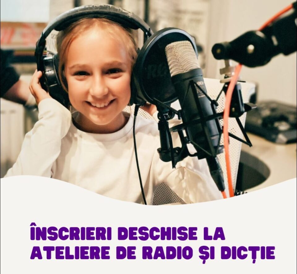 Înscrieri pentru atelierele de radio, dicție și teatru destinate copiilor, la Viva Kids