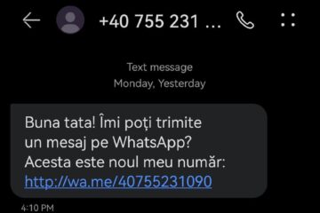 Mesaje false pe WhatsApp, în care „copiii” le cer urgent o sumă de bani sucevenilor. Unii au căzut în plasă
