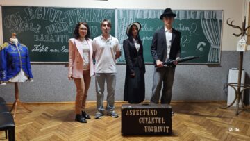 Dramaturgul Matei Vișniec a revenit la liceul pe care l-a absolvit, Colegiul „Regele Ferdinand I” Rădăuți