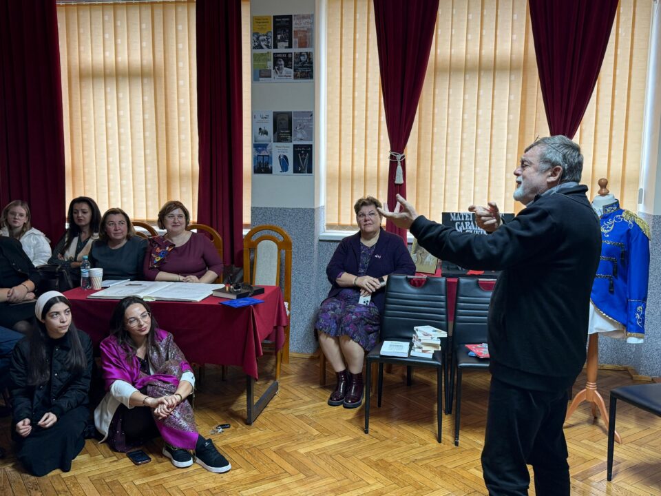 Matei Vișniec a revenit la liceul pe care l-a absolvit, Colegiul „Regele Ferdinand I” Rădăuți