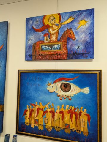 Criticul de artă Iulian Bucur: „Pictorul Liviu Șoptelea, un restaurator al lumii celeste”