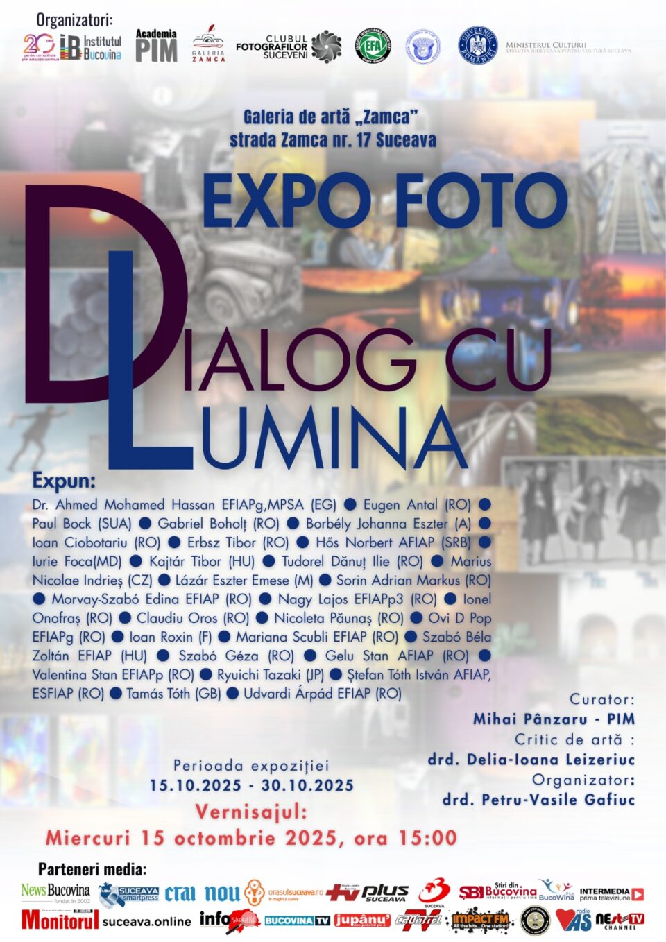 Expoziția internațională de artă fotografică „Dialog cu lumina”, la Galeria de artă Zamca