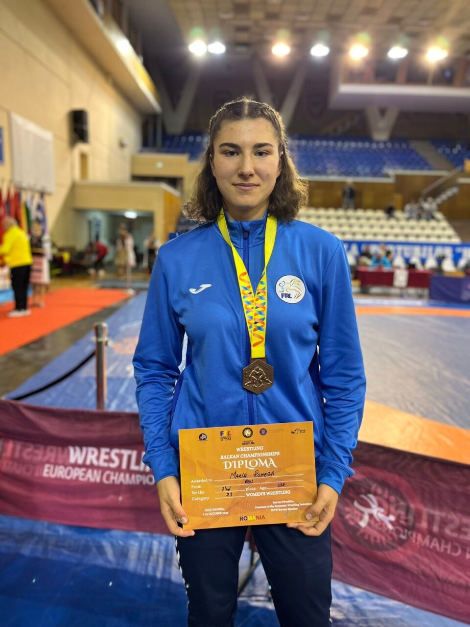 Ioana Maria Romega a câștigat medalia de bronz la Balcaniadă
