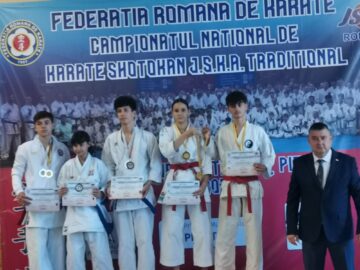18 medalii au fost cucerite de karatiștii antrenați de Ovidiu Sfetcu la Campionatul Național