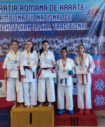 18 medalii au fost cucerite de karatiștii antrenați de Ovidiu Sfetcu la Campionatul Național