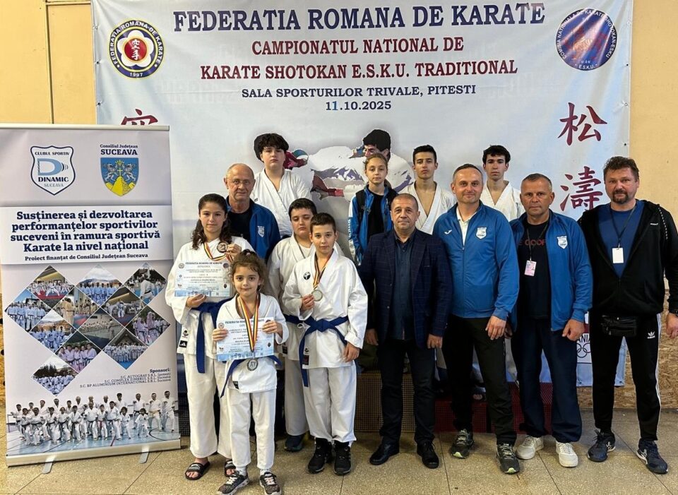 Succes răsunător pentru C.S. Dinamic Suceava la Campionatul Național de Karate Shotokan ESKU Tradițional