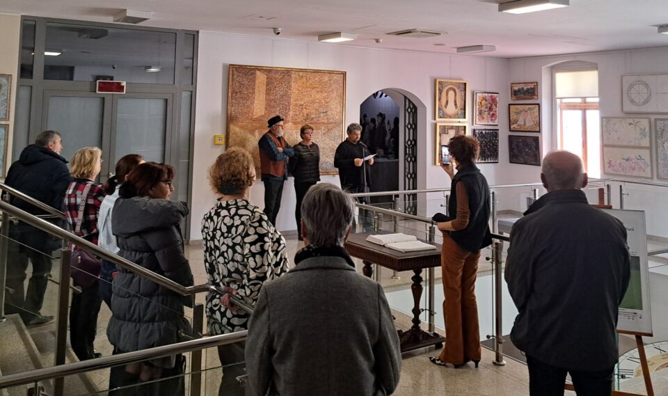 Lucrări realizate în cadrul taberei de creație de la Mănăstirea Humorului, expuse la Muzeul Național al Bucovinei