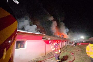 Halele distruse în incendiile de la Dumbrăveni au fost puse de o mână criminală