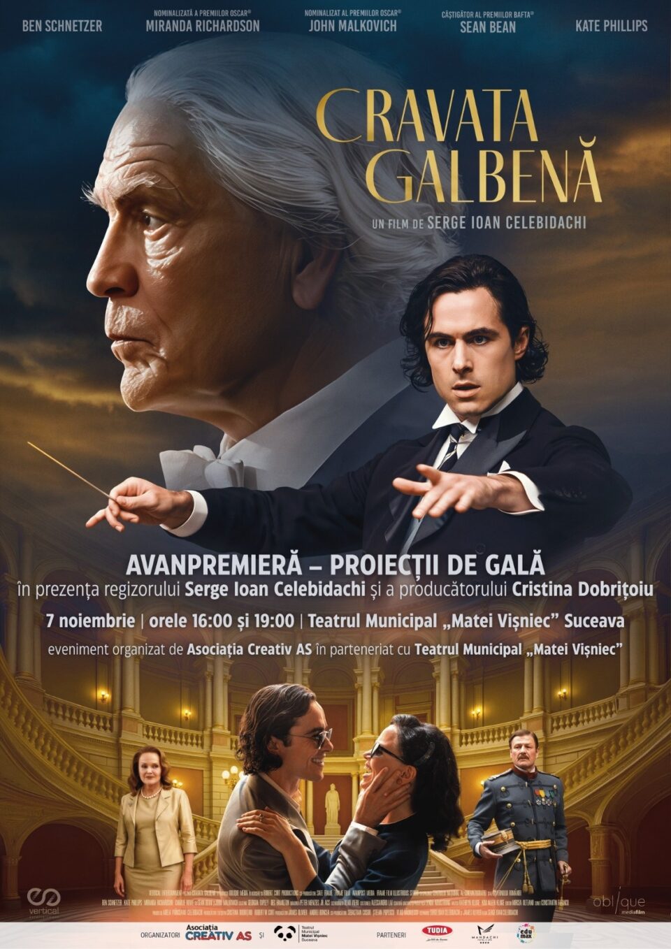 Filmul Cravata Galbenă, în avanpremieră la Suceava, în prezența echipei