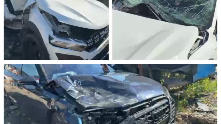 Mașinile implicate în accident