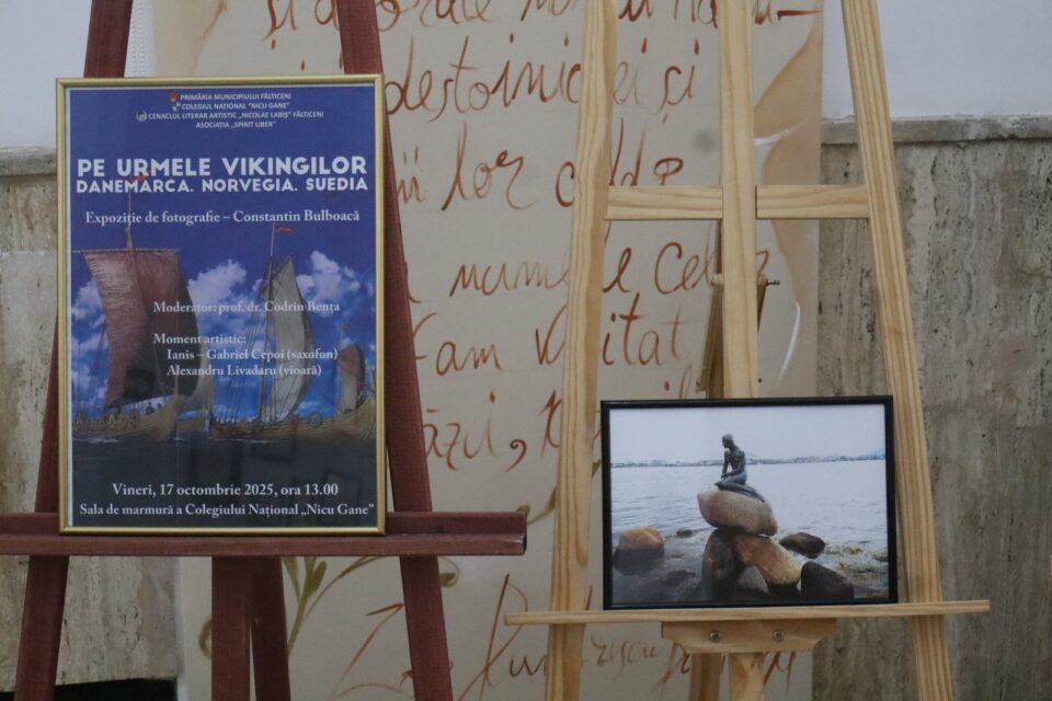 „Pe urmele vikingilor”, într-o expoziție fotografică reportaj lansată la Fălticeni de Constantin Bulboacă