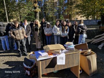 Elevii de la „Hurmuzachi” Rădăuți au colectat aproape 2.700 de kg de deșeuri reciclabile într-o singură zi