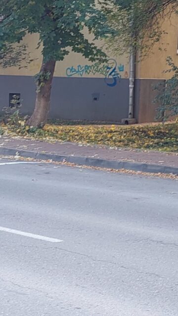 Clădiri din centrul municipiul Suceava, mâzgălite de „artiști urbani”. Poliția caută autorii