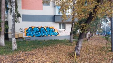 Clădiri din centrul municipiul Suceava, mâzgălite de „artiști urbani”. Poliția caută autorii