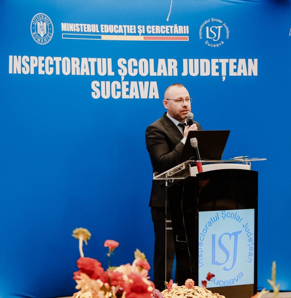 Prof. Ciprian Anton, inspector școlar general al IȘJ Suceava