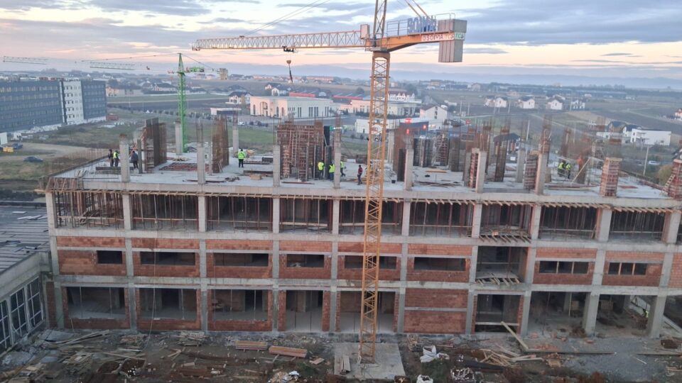 Lucrările la campusul de la Moara avansează în ritm rapid