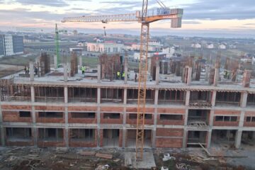 Lucrările la campusul de la Moara avansează în ritm rapid