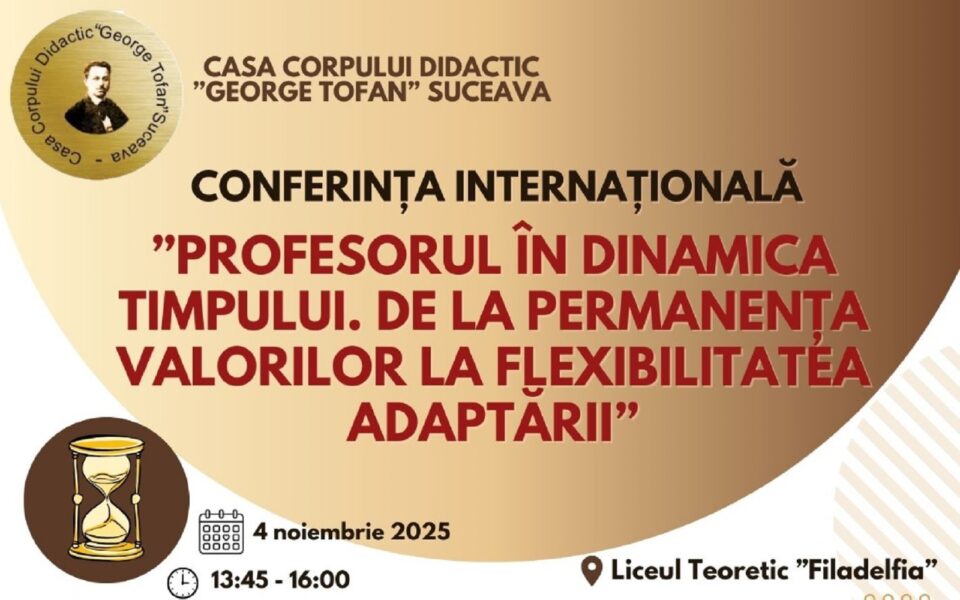 Conferință internațională, la Casa Corpului Didactic „George Tofan”, la 145 de ani de la nașterea acestuia