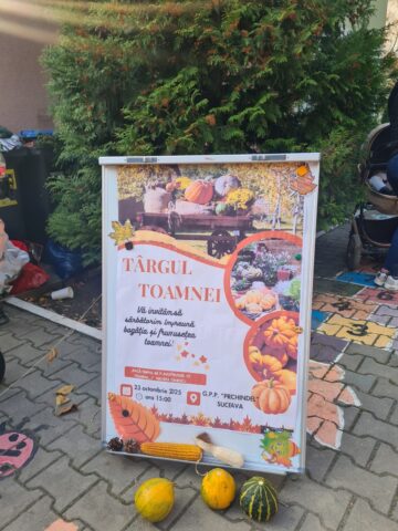 Târgul Toamnei la Grădinița cu Program Prelungit „Prichindel” Suceava – un eveniment al culorilor, tradițiilor și bucuriei copilăriei