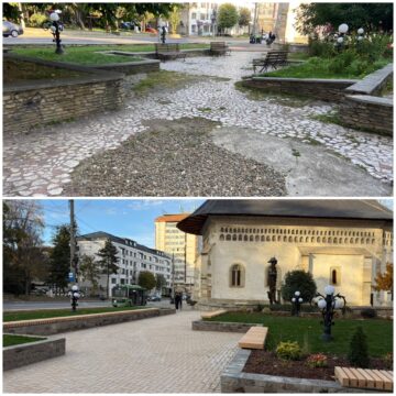 Stație de autobuz pentru transportul metropolitan, amenajată la Dom Polski