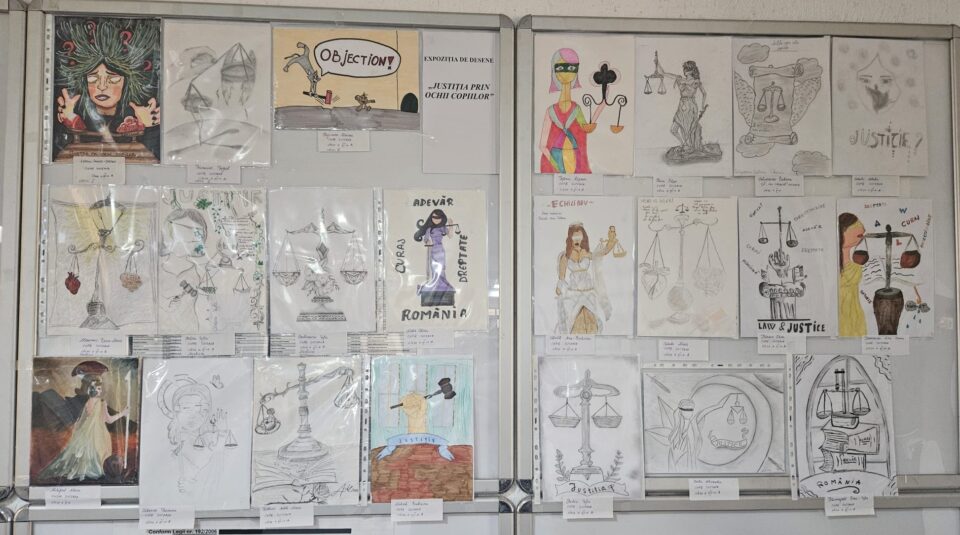 Desene și eseuri ale elevilor despre modul cum percep Justiția Desene și eseuri ale elevilor despre modul cum percep Justiția