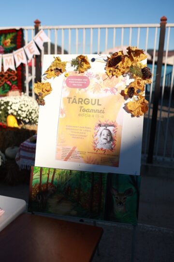„Târgul Toamnei”, eveniment caritabil organizat de Liceul Tehnologic Moldovița pentru Ava Maria, o fetiță bolnavă