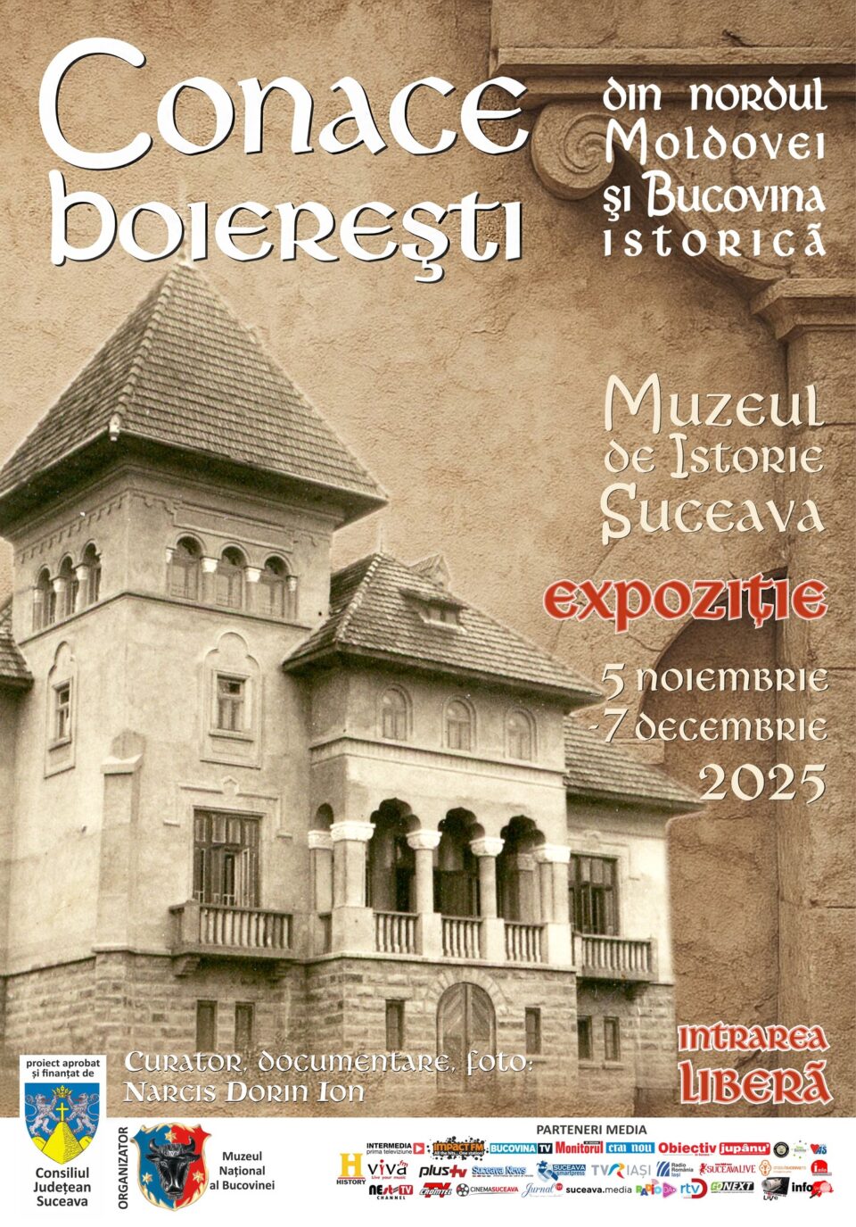 Conace boierești din nordul Moldovei și Bucovina istorică, expoziție foto-documentară, la Muzeul de Istorie Suceava