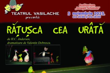 Spectacolul pentru copii „Rățușca cea urâtă”, miercuri, la Universitate