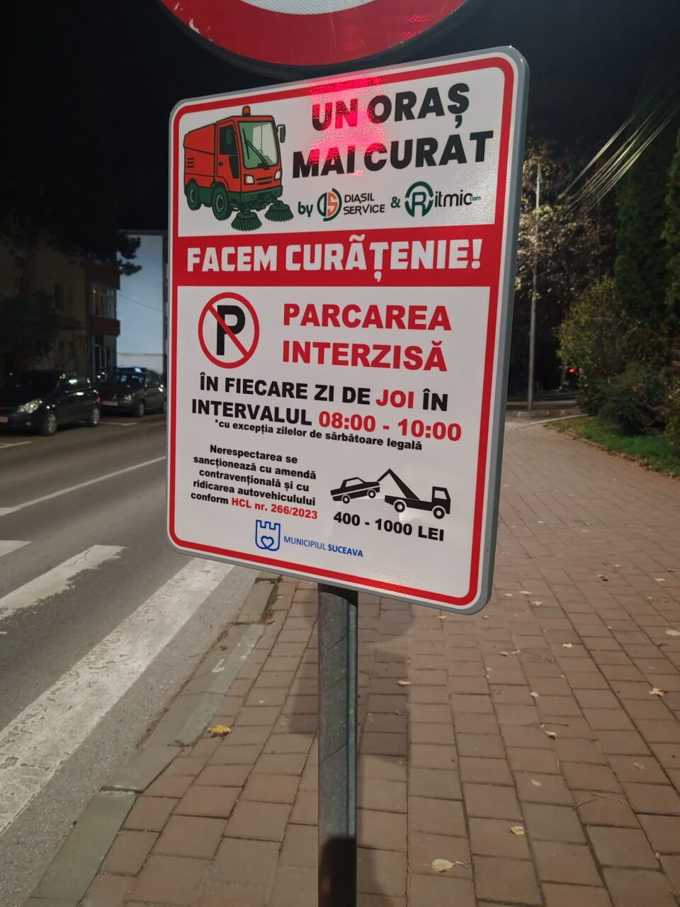 Program de curațenie săptămânală introdus și pe strada Mihai Viteazu