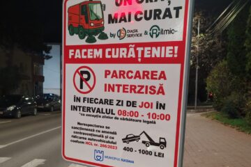 Program de curățenie, introdus în fiecare joi pe strada Mihai Viteazu
