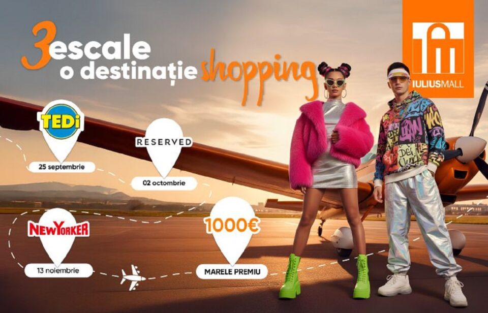 Cumpărăturile la Iulius Mall Suceava, din TEDi, Reserved și New Yorker, pot să vă aducă un premiu de 1.000 de euro Cumpărăturile la Iulius Mall Suceava, din TEDi, Reserved și New Yorker, pot să vă aducă un premiu de 1.000 de euro