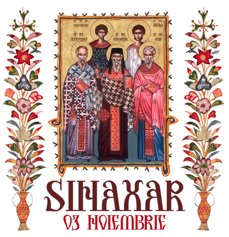 Sinaxar 03 Noiembrie 2025