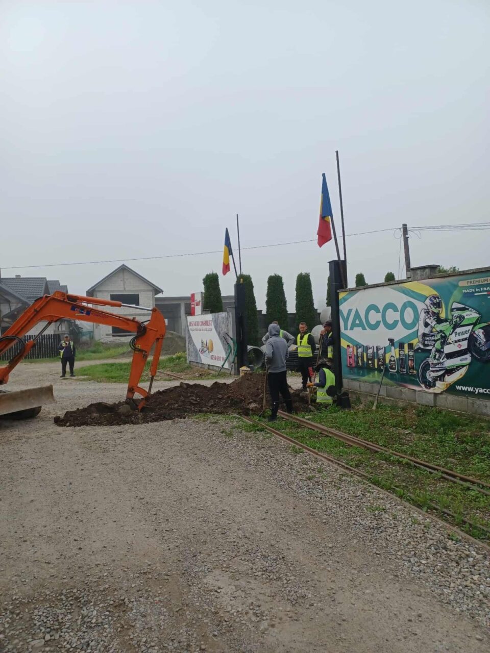 Lucrări efectuate fără avizare în zona căii ferate, pentru aducțiuni gaz metan