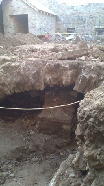 Accesul la cisterna din Evul Mediu