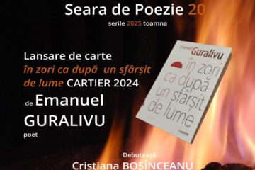 Poetul Emanuel Guralivu, invitat la Seara de Poezie 20