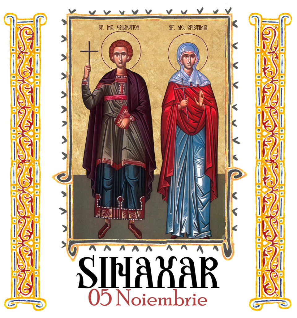 Sinaxar 05 Noiembrie 2025 Sinaxar 05 Noiembrie 2025