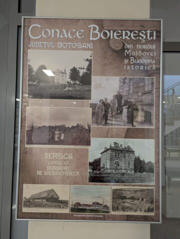 28 de panouri foto-documentare care prezintă conace boierești din nordul Moldovei și Bucovina istorică, expuse la Muzeul de Istorie