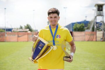 Matei Manolache este internațional de juniori al României