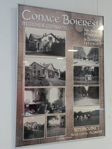 28 de panouri foto-documentare care prezintă conace boierești din nordul Moldovei și Bucovina istorică, expuse la Muzeul de Istorie