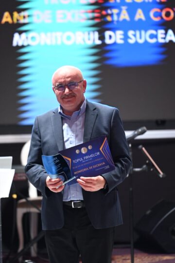 Cotidianul Monitorul de Suceava a primit „Trofeul special” la Gala Excelenței în Afaceri pentru 30 de ani de existență