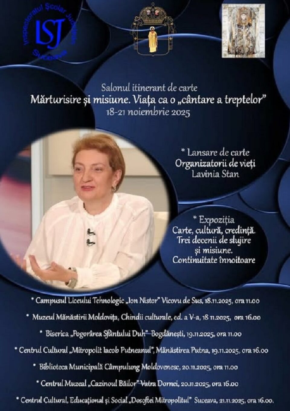 „Mărturisire și misiune. Viața ca o <cântare a treptelor>”, salon itinerant de carte în șapte localități din județ „Mărturisire și misiune. Viața ca o <cântare a treptelor>”, salon itinerant de carte în șapte localități din județ