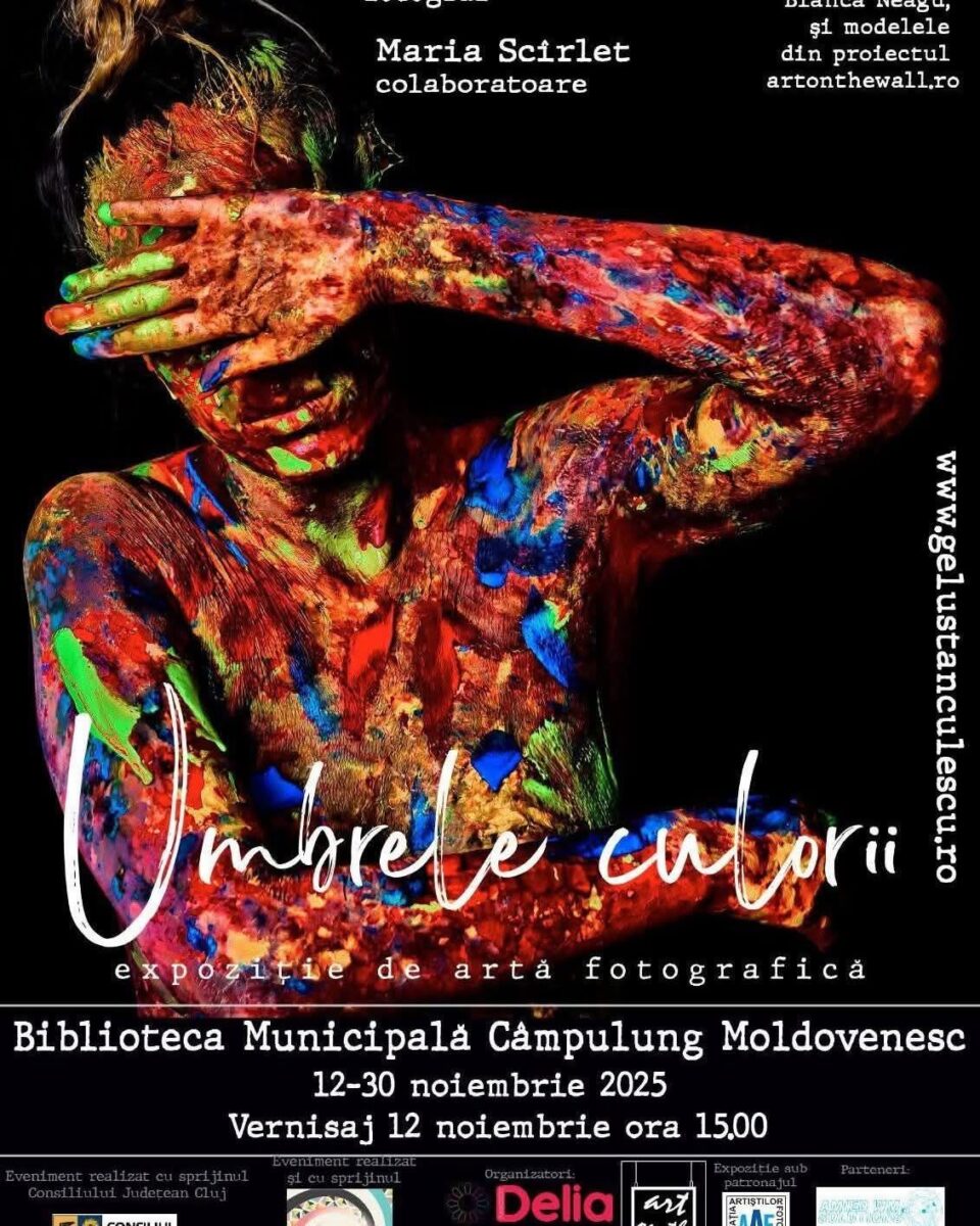 Expoziția de artă fotografică „Umbrele culorii” ajunge miercuri la Câmpulung Moldovenesc
