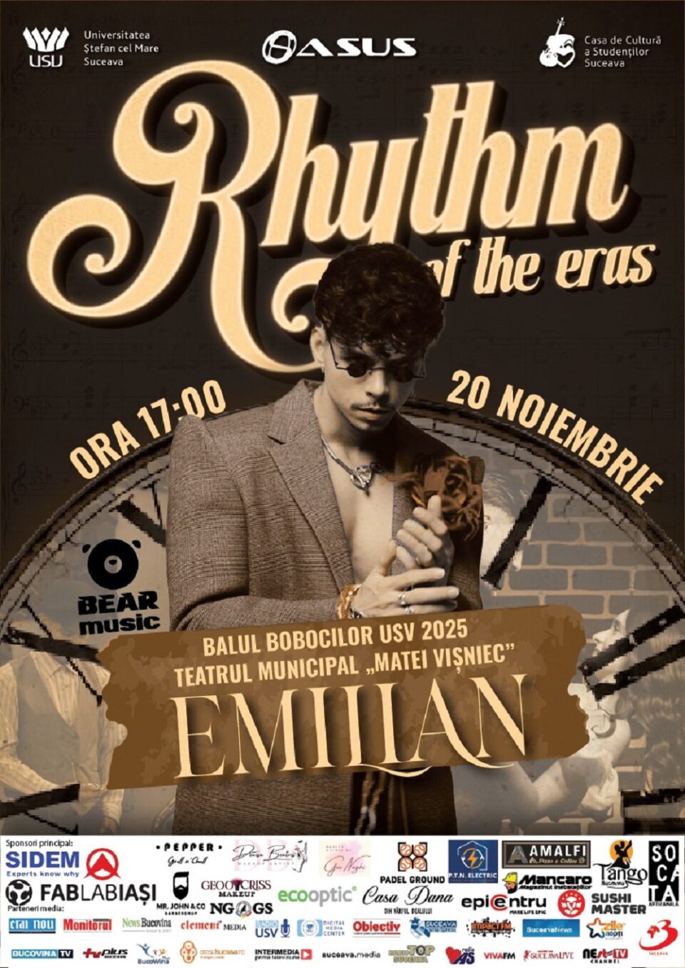 Balul Bobocilor USV 2025, o călătorie de-a lungul anilor care au definit istoria Asociației Studenților din universitatea suceveană