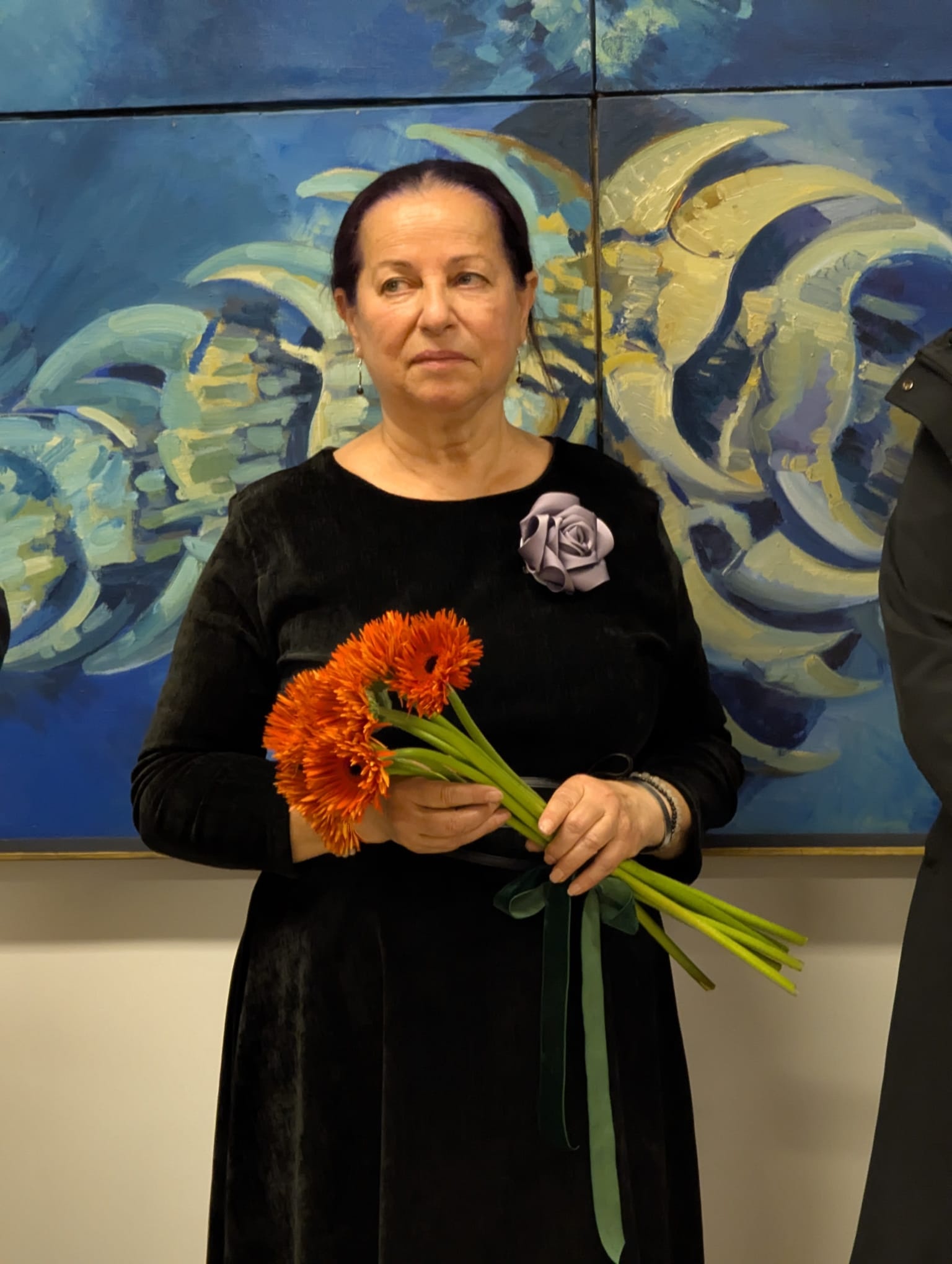 Artista Pușa Pîslaru-Ionescu, o coloristă desăvârșită, a expus „Dincolo de…”, la Muzeul de Istorie