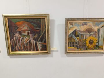 Artista Pușa Pîslaru-Ionescu, o coloristă desăvârșită, a expus „Dincolo de…”, la Muzeul de Istorie