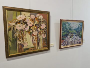 Artista Pușa Pîslaru-Ionescu, o coloristă desăvârșită, a expus „Dincolo de…”, la Muzeul de Istorie