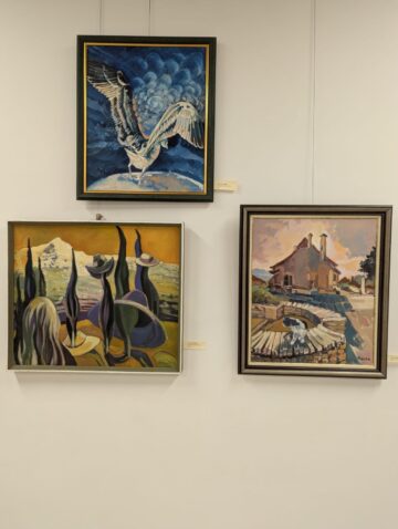 Artista Pușa Pîslaru-Ionescu, o coloristă desăvârșită, a expus „Dincolo de…”, la Muzeul de Istorie