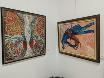 Artista Pușa Pîslaru-Ionescu, o coloristă desăvârșită, a expus „Dincolo de…”, la Muzeul de Istorie